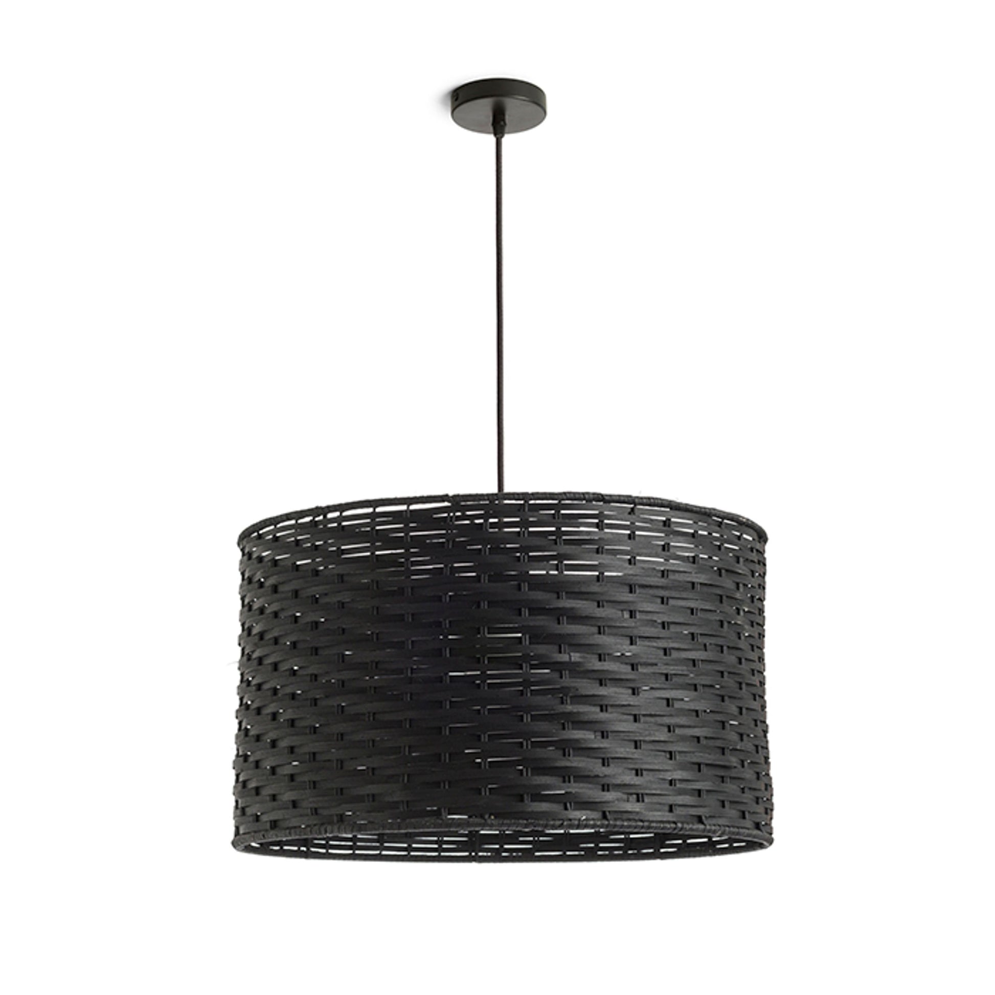 RENDL pendant lamp FIATLUX 41/24 pendant black bamboo 230V LED E27 15W R13398 5