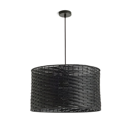 RENDL pendant lamp FIATLUX 41/24 pendant black bamboo 230V LED E27 15W R13398 5