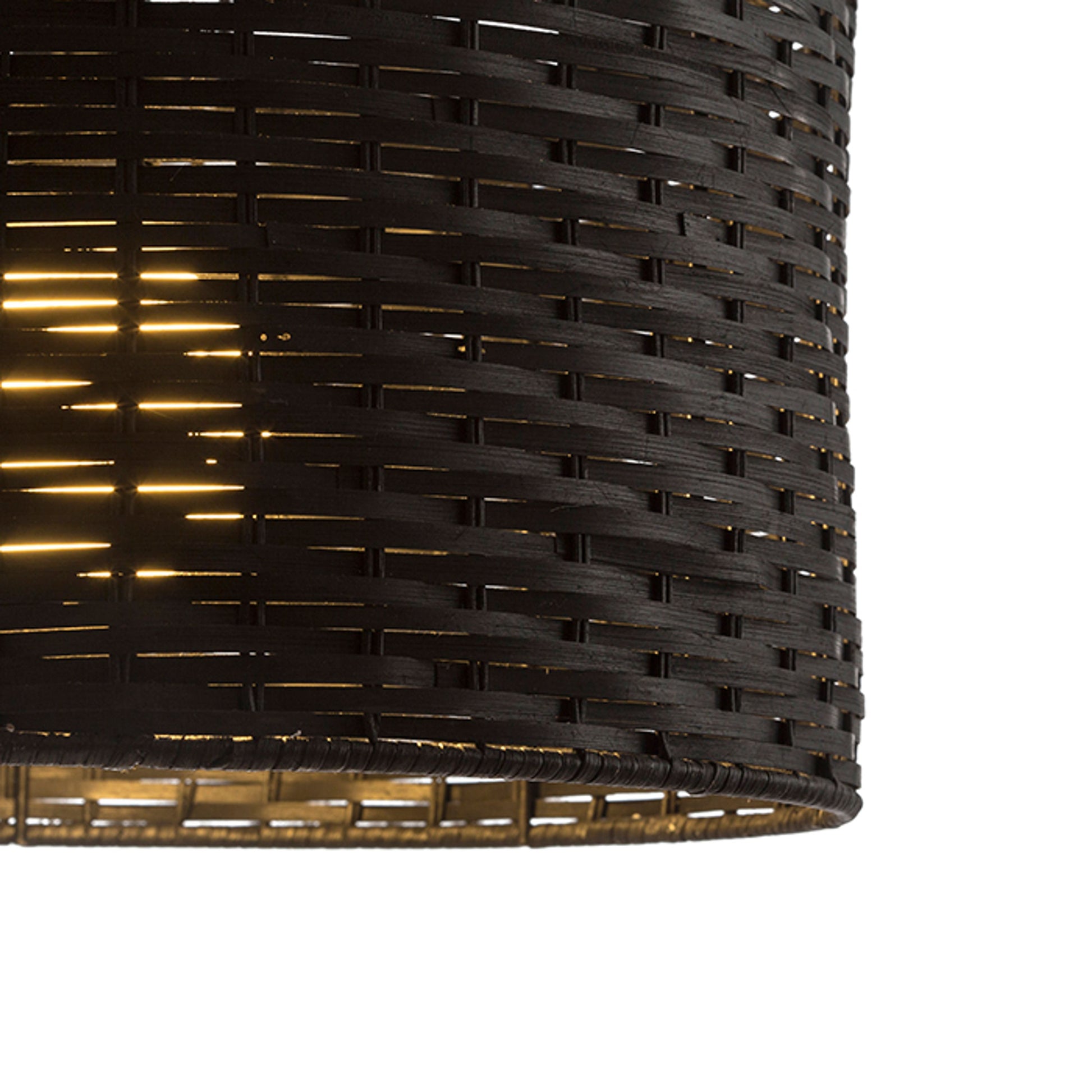 RENDL pendant lamp FIATLUX 41/24 pendant black bamboo 230V LED E27 15W R13398 6