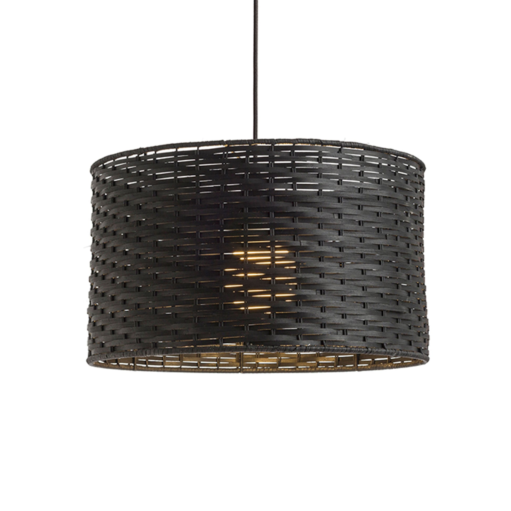RENDL pendant lamp FIATLUX 41/24 pendant black bamboo 230V LED E27 15W R13398 8