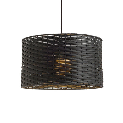RENDL pendant lamp FIATLUX 41/24 pendant black bamboo 230V LED E27 15W R13398 8