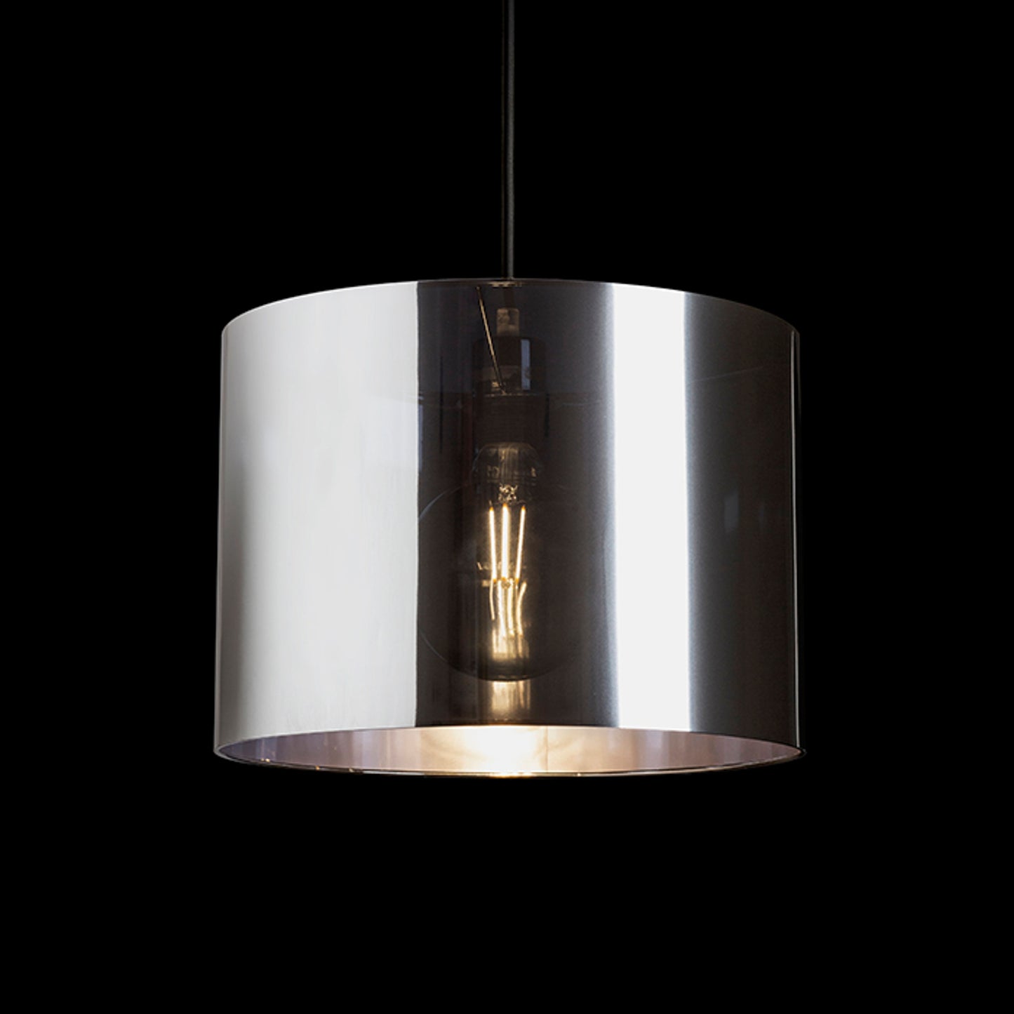 RENDL pendant lamp FANCY 35/25 pendant  chrome foil 230V LED E27 15W R13418 3