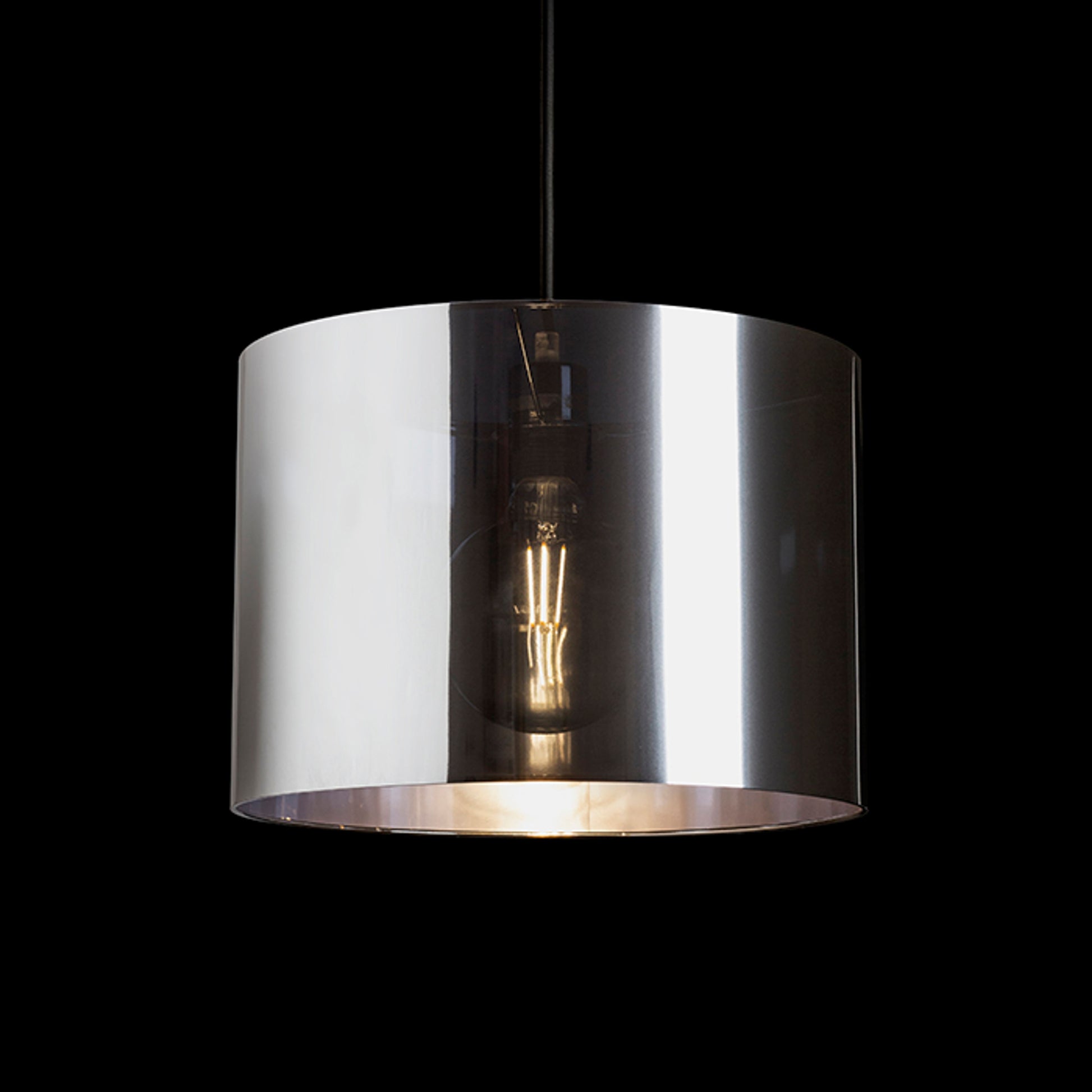 RENDL pendant lamp FANCY 35/25 pendant  chrome foil 230V LED E27 15W R13418 3