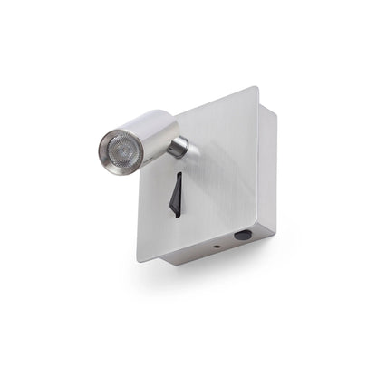 RENDL spotlight MIG wall matt nickel 230V LED 3W 30° 3000K R13646 7