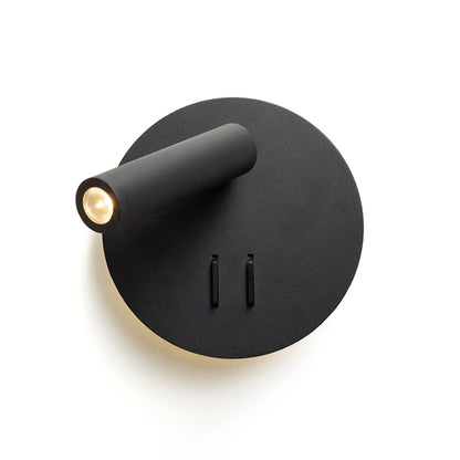 RENDL spotlight THALIA wall black satinated acrylic 230V LED 6+3W 3000K R13765 8