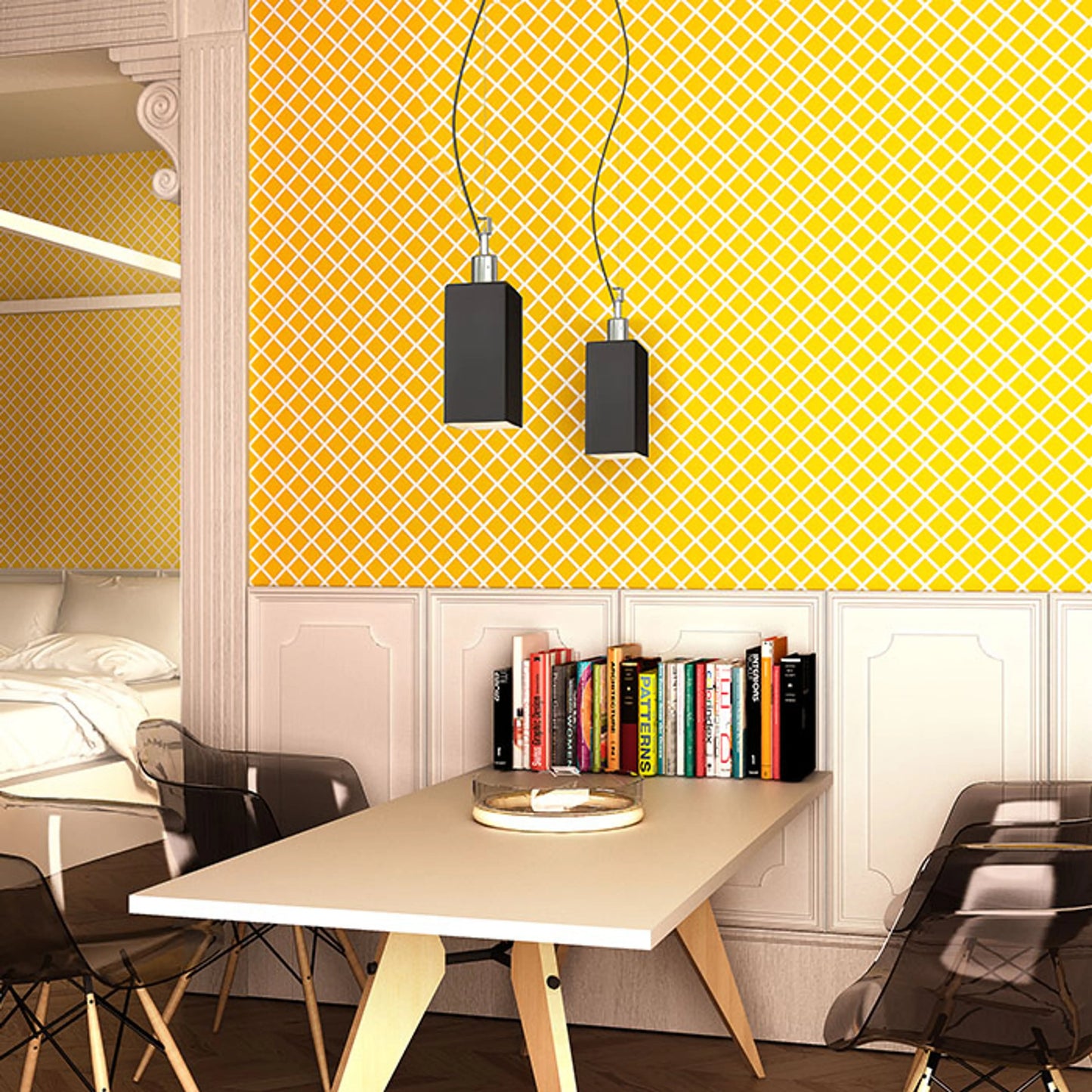 RENDL pendant lamp LIZ NEW pendant black chrome 230V LED E27 15W R13823 4