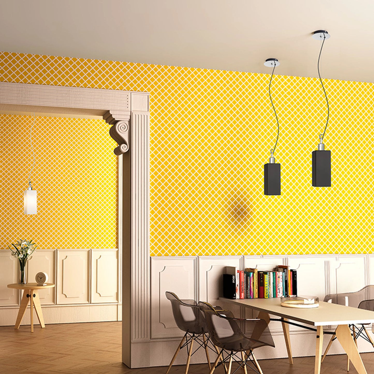 RENDL pendant lamp LIZ NEW pendant black chrome 230V LED E27 15W R13823 5