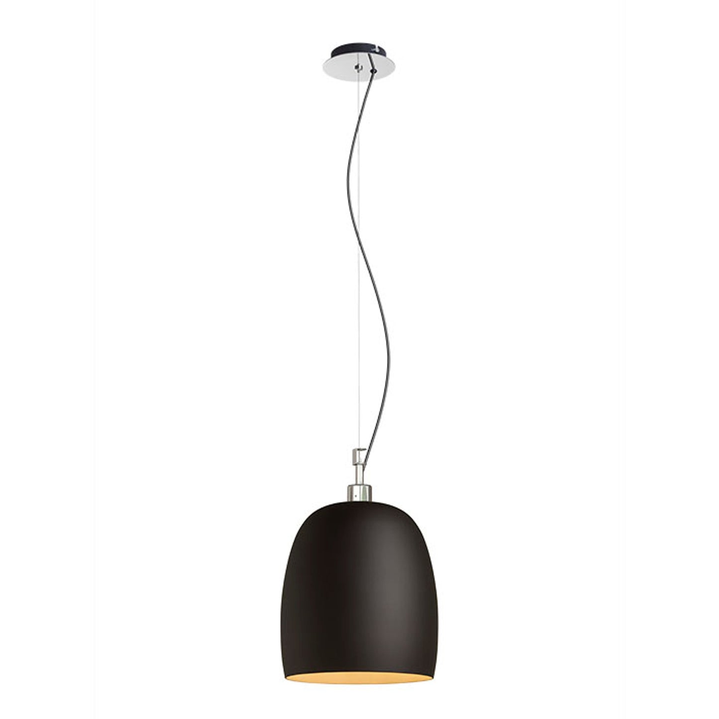 RENDL pendant lamp COROA NEW 28 pendant black chrome 230V LED E27 15W R13825 1