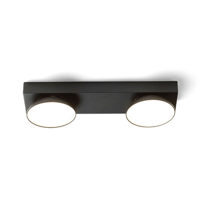 RENDL spotlight ELISEO II surface mounted black  230V LED 2x5W  3000K R13917 3