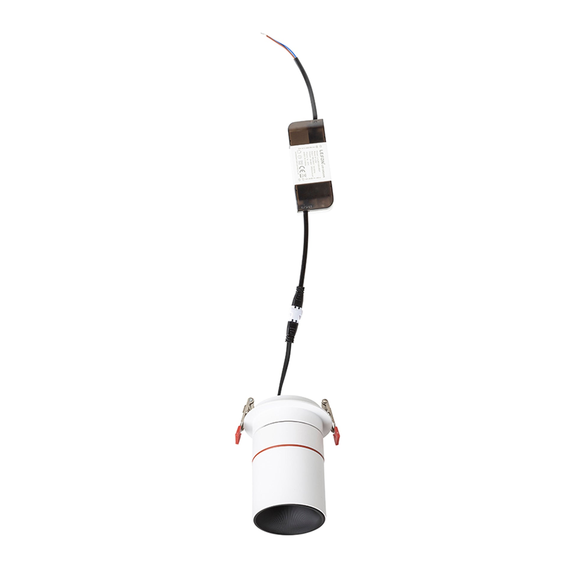 RENDL recessed light AUGUSTA recessed white/black  230V LED 12W 36°  3000K R14239 6