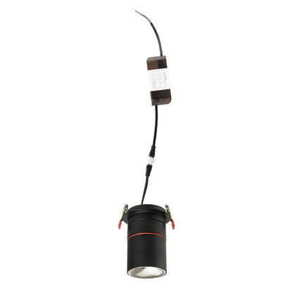 RENDL recessed light AUGUSTA recessed black chrome 230V LED 12W 36°  3000K R14240 3