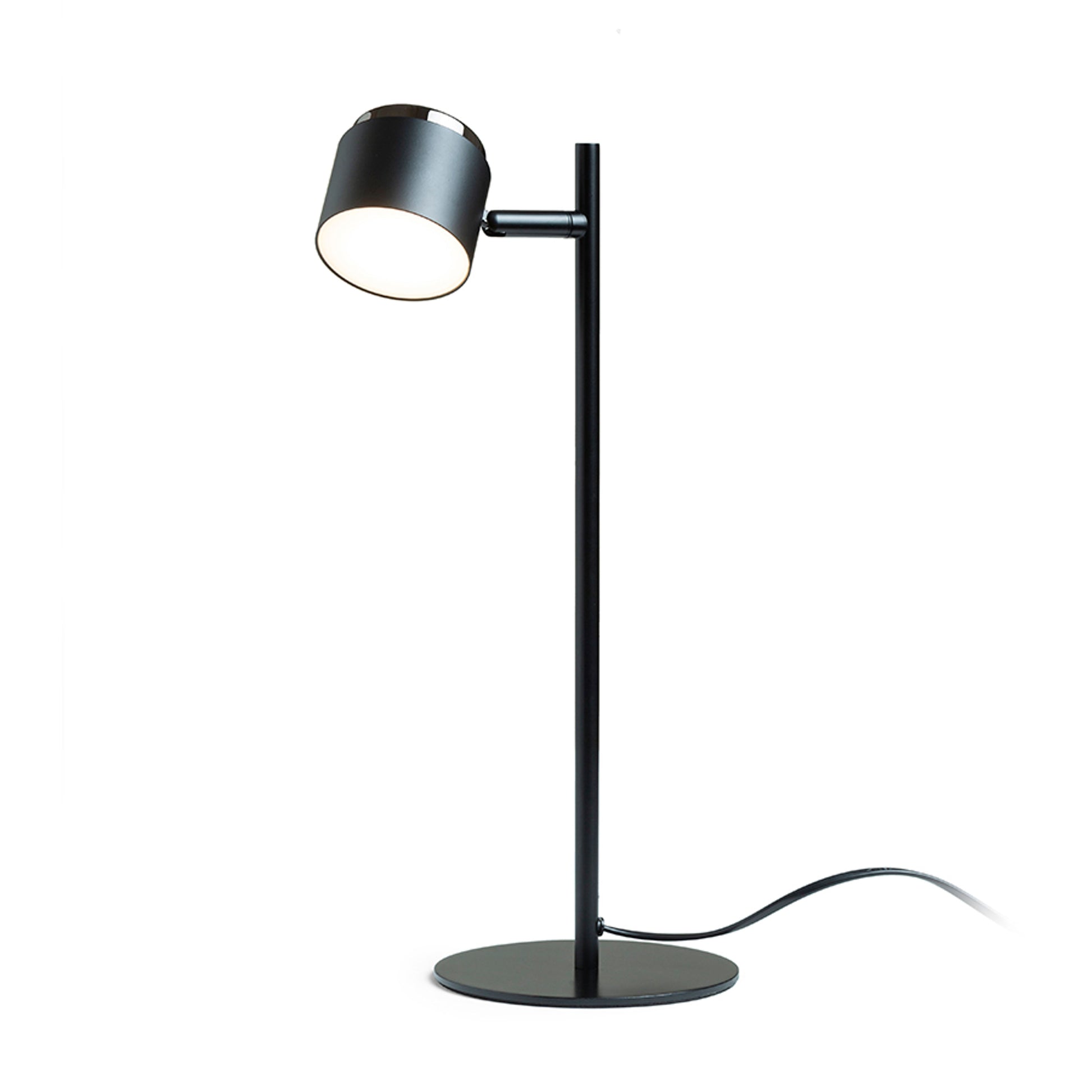 RENDL table lamp NOVA table black chrome/frosted acrylic 230V LED 4.2W 3000K R14275 1